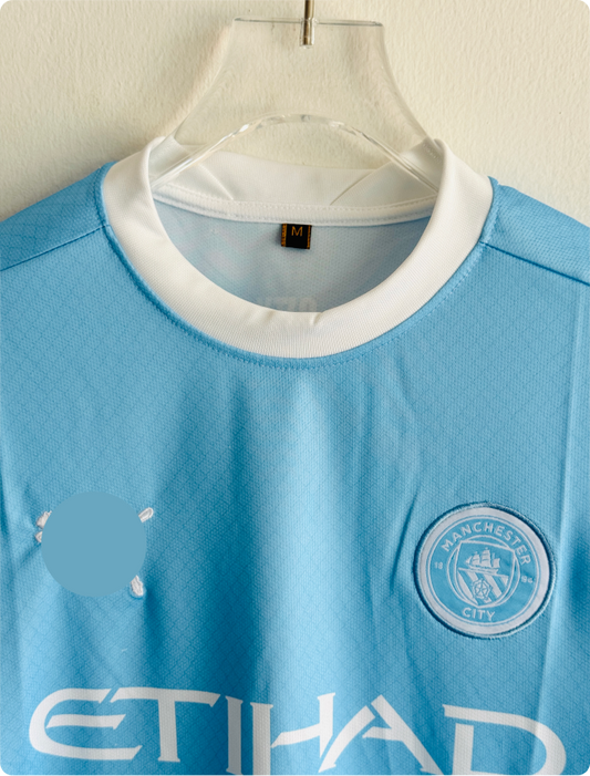MANCHESTER CITY 26-27 HOME KIT HAALAND EMBROIDERY PREMIUM